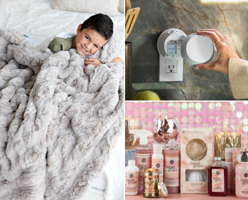 Cozy home essentials cover photo collage