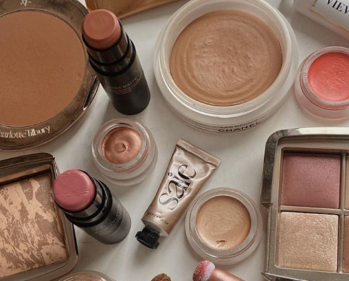 Makeup Products For The Perfect Glowy Look cover photo collage
