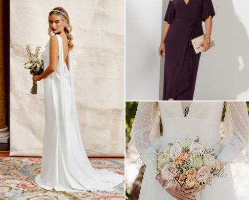 Wedding dress 👰🏼 cover photo collage