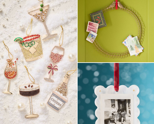 Anthropologie Christmas Decor cover photo collage