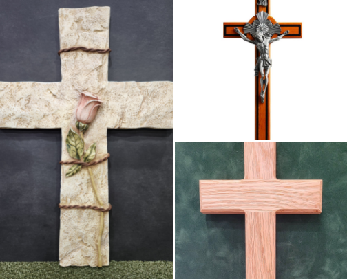 Christian Wall Crosses cover photo collage