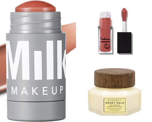 My clean girl makeup 💄 cover photo collage