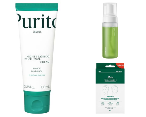Skincare for acne prone skin cover photo collage