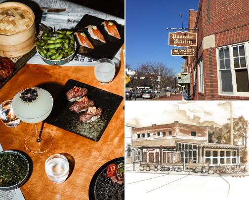 your nashville, tennessee food/shopping/activies itinerary 🍸🛍️✨ cover photo collage