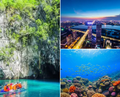 Travel & Tour ✈️🌍 cover photo collage