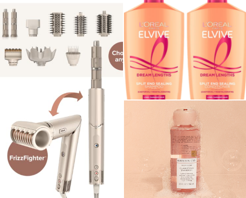 The girly hair products on a budget!!💇🏽‍♀️ cover photo collage