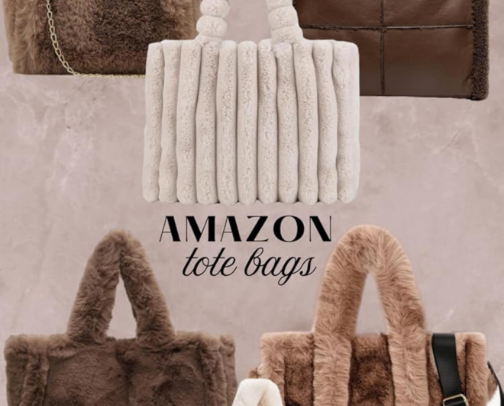 Amazon Fur purse must haves cover photo collage