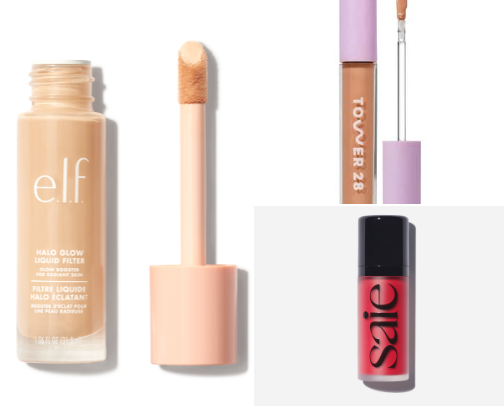 Clean Girl Makeup Essentials cover photo collage