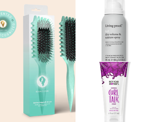 Curly Hair Essentials For Defined Curls cover photo collage
