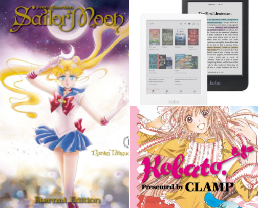 📚Manga Series📚 I have on my Rakuten Kobo e-reader cover photo collage