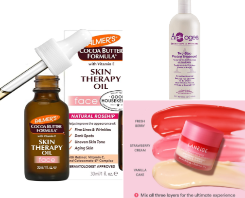 My favorite beauty recs cover photo collage