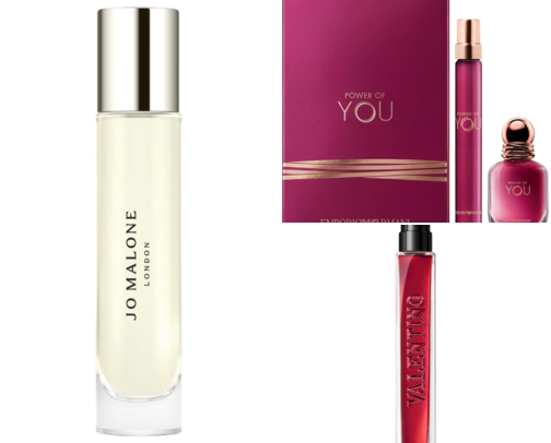 Travel Size Fragances cover photo collage
