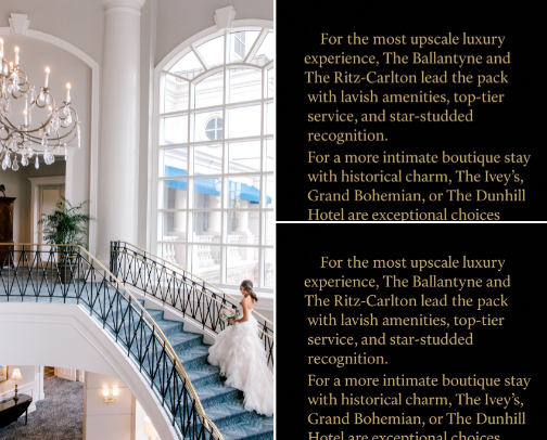 The Ballantyne Hotel cover photo collage