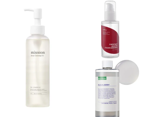 Anti-aging skincare routine for dry skin cover photo collage
