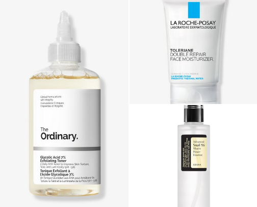 My fav skin care for all skin types ❤️ cover photo collage