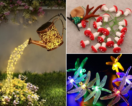 Garden decoration cover photo collage