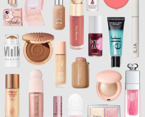 beauty and makeup favorites cover photo collage