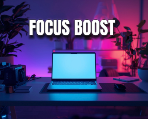 💼 Small Desk Upgrades That Instantly Improve Focus 💻⚡ cover photo collage