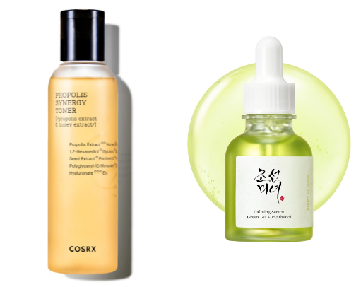 my glass skin korean skincare routine cover photo collage