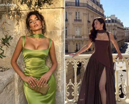 Elegant And Affordable Dresses For Special Events cover photo collage
