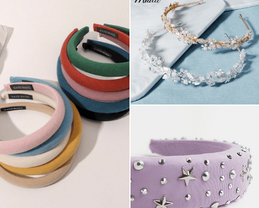 HEADBANDS🎀 cover photo collage