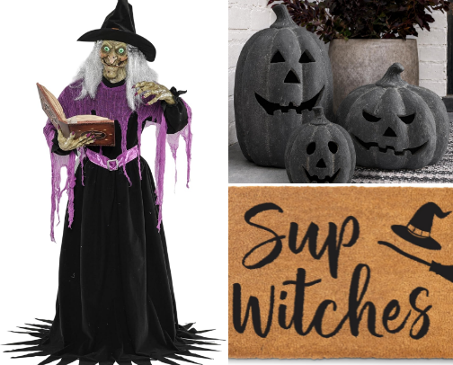 Halloween Decor Items cover photo collage