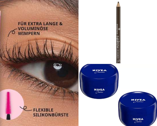 affordable face products (makeup etc.) cover photo collage