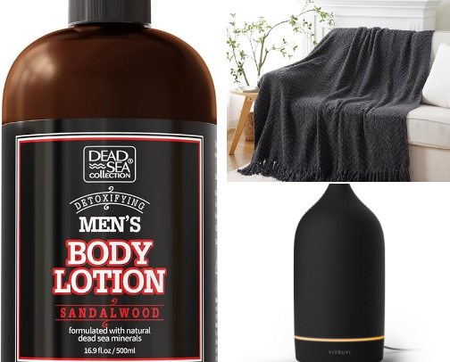 Comfort for Men (Neutral + Grounding) cover photo collage