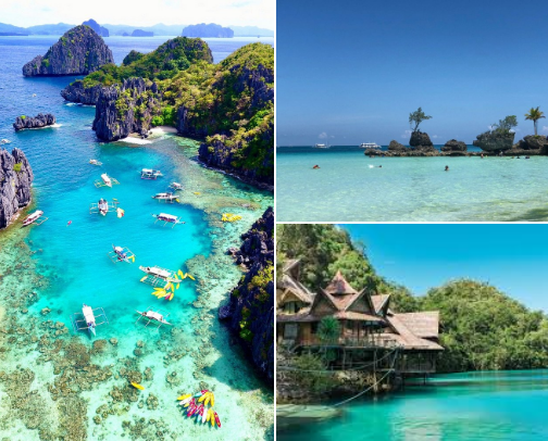 Top beach recommendations for foreigners visiting the Philippines in summer . cover photo collage