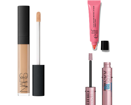 Holy Grail makeup, perfume and skincare products cover photo collage