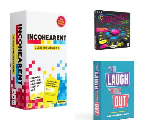 Board Games That Keep You Not Board Adult Edition cover photo collage