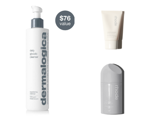 Skincare recs for combination skin cover photo collage