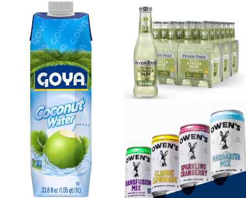 Go-To Mixers For Your Home Bar cover photo collage