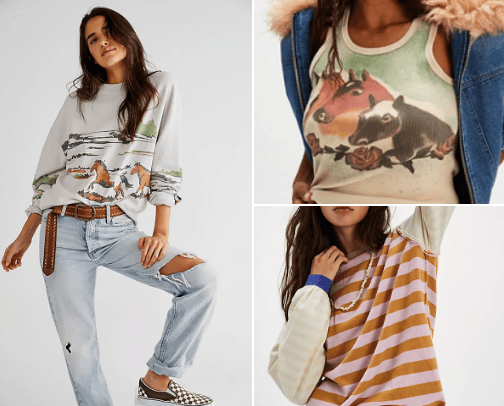 Quirky and Eclectic Clothes cover photo collage