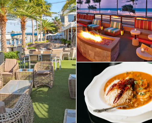 Sun, Sea & Seriously Good Eats: South Florida’s Dining Guide🍽️♨️ cover photo collage