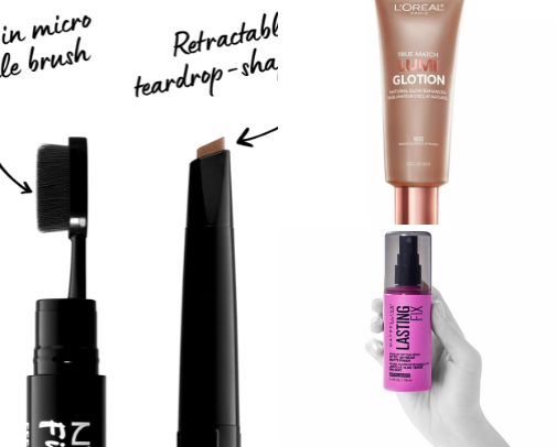 makeup must haves. 💋 cover photo collage