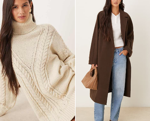 asos finds: my fav current autumn pieces for a minimalist, elegant look 🍂 cover photo collage