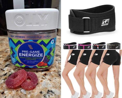 gym necessities💪🏻 cover photo collage