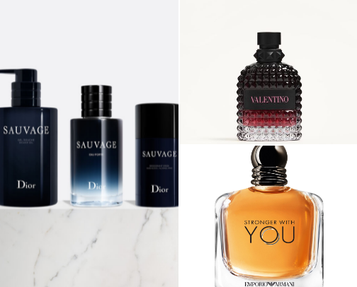 Man Perfumes cover photo collage