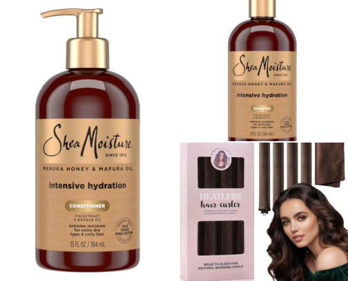 My 4C-Texture Hair Wash Day Essentials cover photo collage