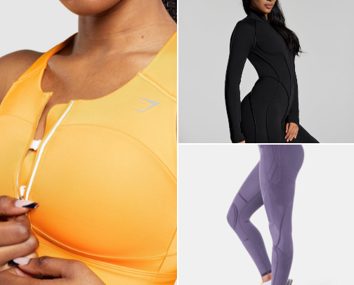 Sport wear cover photo collage