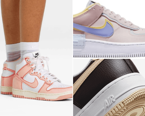 Nike sneakers cover photo collage