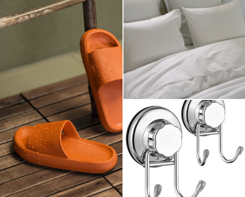 ✨️Unhinged✨️ Things We Bring For Hotel Stays cover photo collage