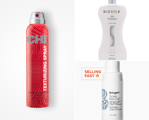 My favorite hair products cover photo collage