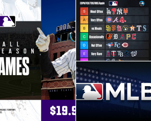 30 Ways to Watch Colorado Rockies vs. Los Angeles Dodgers cover photo collage