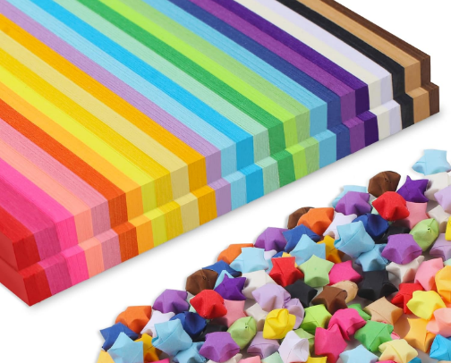 origami paper star supplies ✨ (USA 🇺🇸) cover photo collage