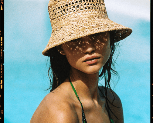 Radiant casual hats cover photo collage