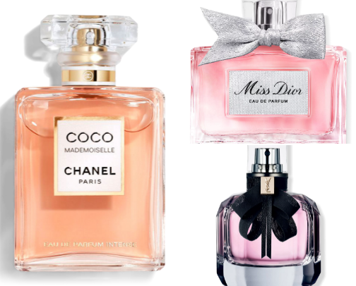 Perfumes for women 💄 cover photo collage