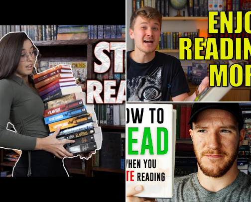 How To Fall Back In Love With Reading Books cover photo collage