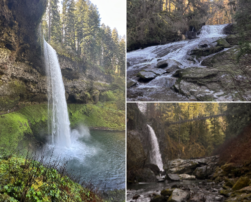 Best Waterfall Hikes in Oregon cover photo collage